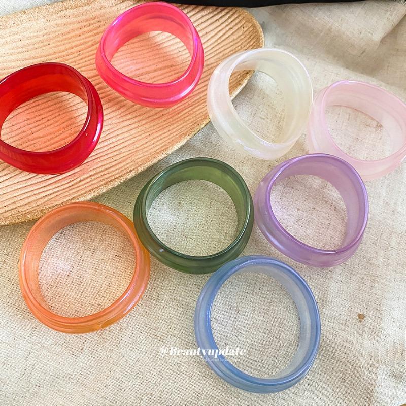Irregular Resin Bracelet, Simple, Small and Fresh, Versatile Personality, Commuter Bracelet, Niche, High-end Sense, Gentle Jewelry Women