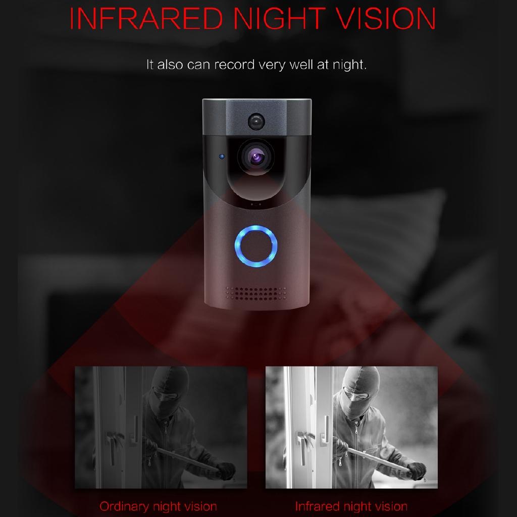 AC/DC 24V  Smart WiFi Video Doorbell Full 6G Super Wide Angle 1.7mm Lens Wireless Wifi Video Doorbell