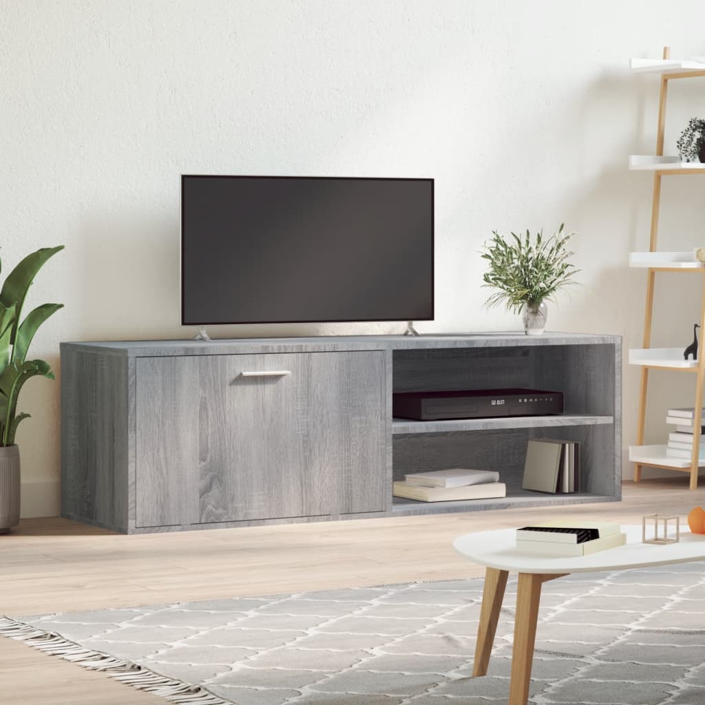Vidaxl Szafka Pod Tv, Szary Dąb Sonoma, 120X34X37 Cm