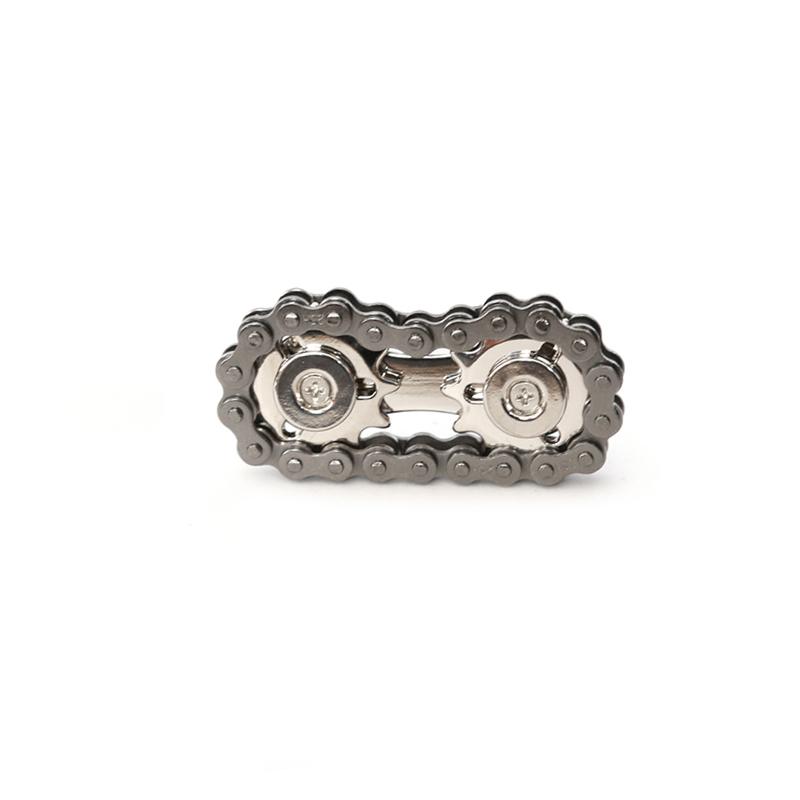 Sprockets Flywheel Fingertip Gyro Fidget Spinner Antistress Anxiety Metal Bike Chains EDC Spinner Fidget Toys For Adult Kids