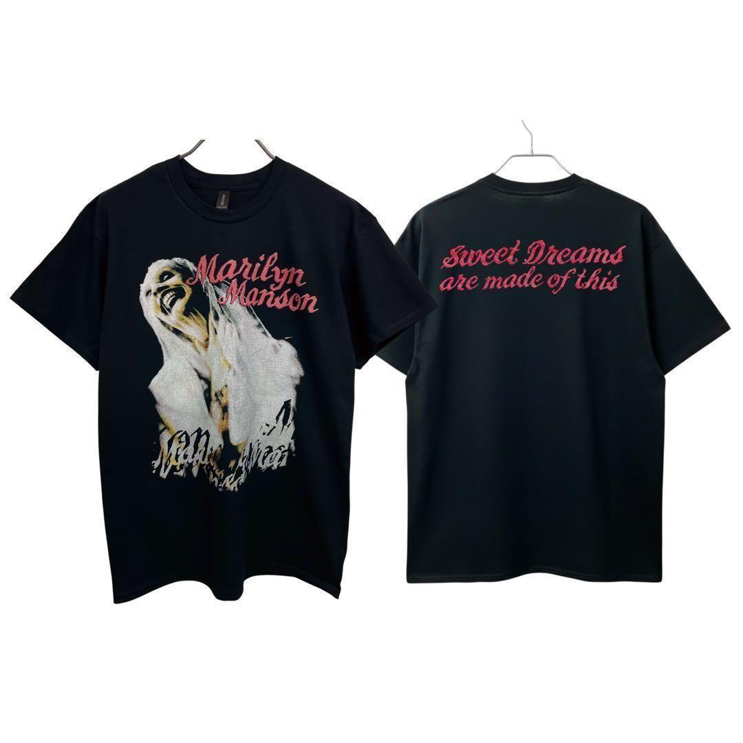 Marilyn Manson Popular Design T-Shirt L Size Band Black L