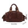 Pu Leather Vintage Underarm Bag Spicy Girl Locomotive Pack Punk Armpit Bag  Girls