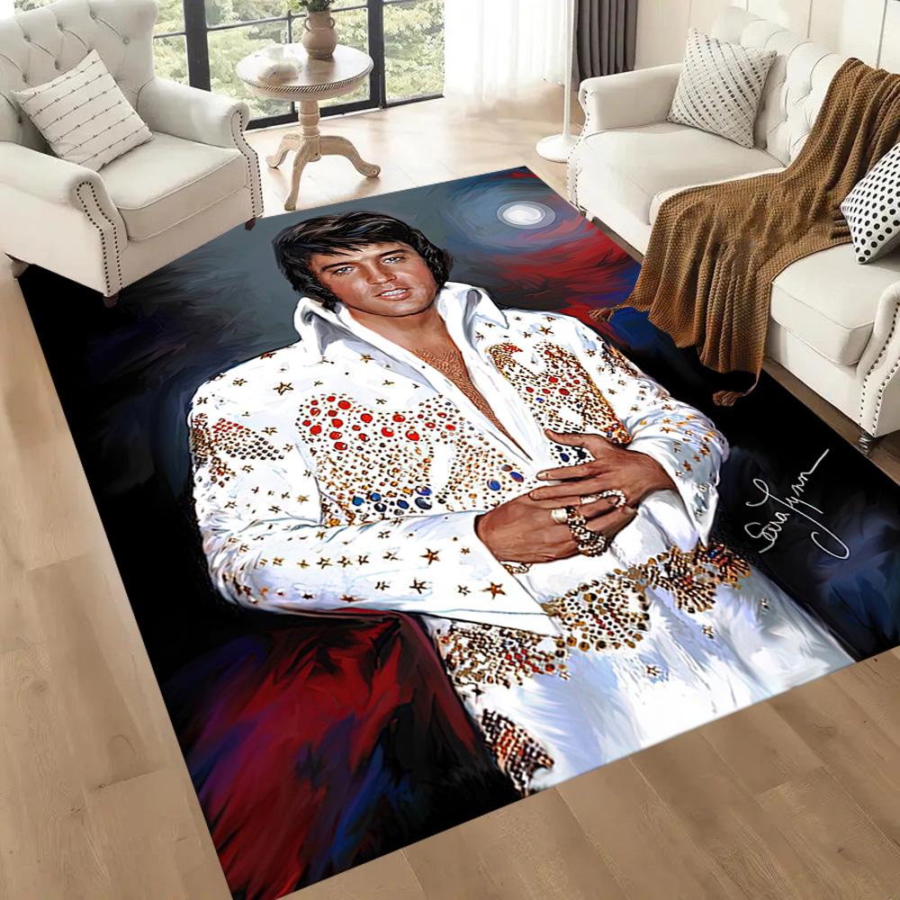 Elvis Carpet Perfect For Entryway Hallway Dining Room Kitchen Antislip Rug Office Home Decor Spiritual Gift