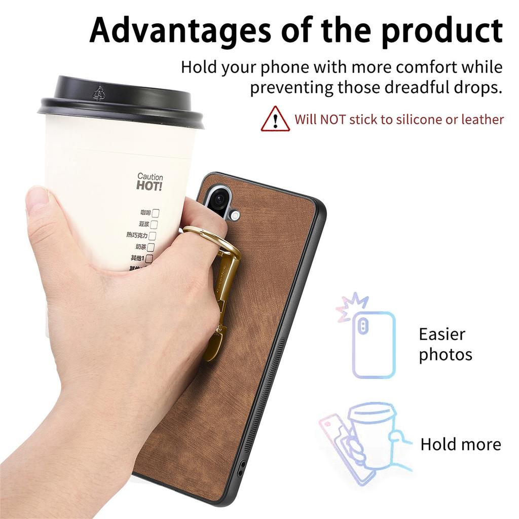 For Samsung Galaxy A36 5G Case CASENEO D22 Folding Kickstand Retro Leather Back Phone Cover