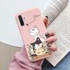 For Samsung Galaxy Note 10 Note10 Plus Cover Cute Cartoons Heart Cat Soft TPU Shockproof Phone Case For Samsung Note 10 Fundas