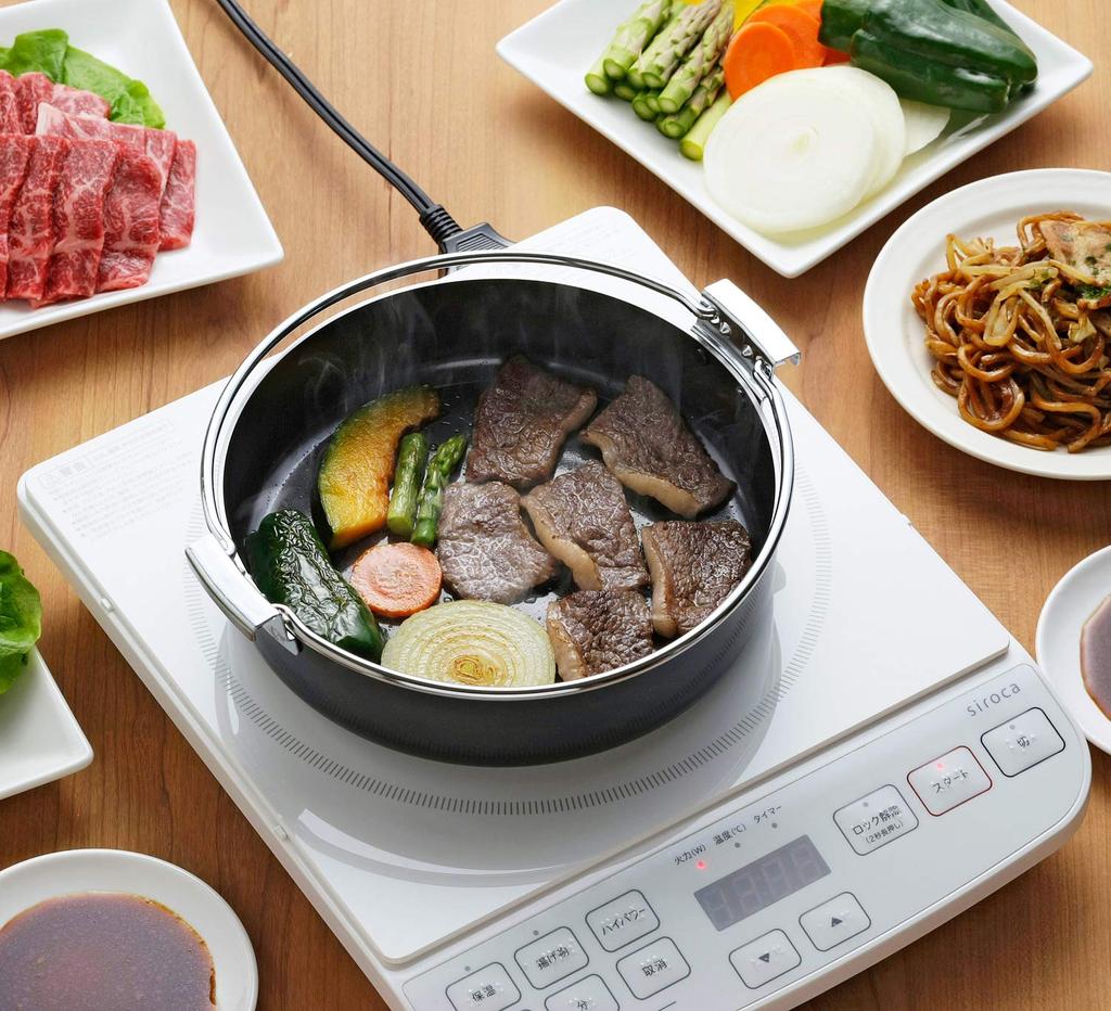 Shimomura Kihan 20cm Iron Sukiyaki Pot in Compatible with Induction and Direct Heat Evenly Cooks Yakiniku Perfect for Product 38296 [Made Japan] Heat,