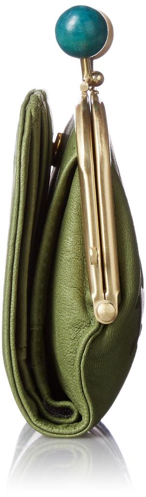 [Box 21] [Juju & Beck] Folding Wallet with Clasp 0331313 Green