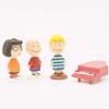 12Pcs/Set Anime Figure Peanuts Cute Snoopy Ornament Cartoon Doll Decoration Hand-Made Kawaii Pvc Toys For Kid Birthday Gift
