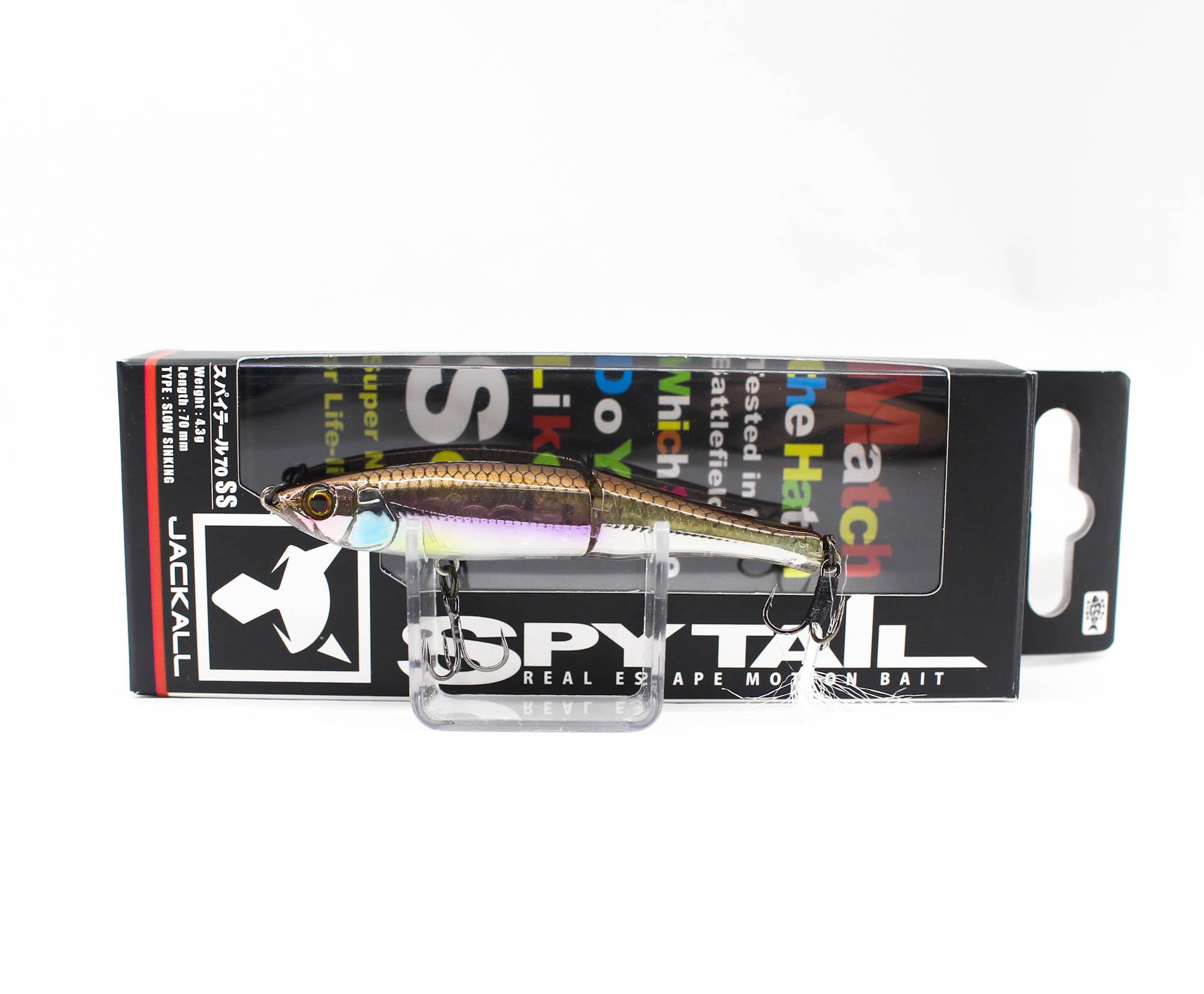 

Тонущая приманка Jackall Spytail 70 SS Полузеркало Wakasagi (9586)