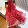 Plaid silk wool scarf women hijab for ladies pashmina shawls and wraps New Foulard Bandana Bufanda Blanket Scarves