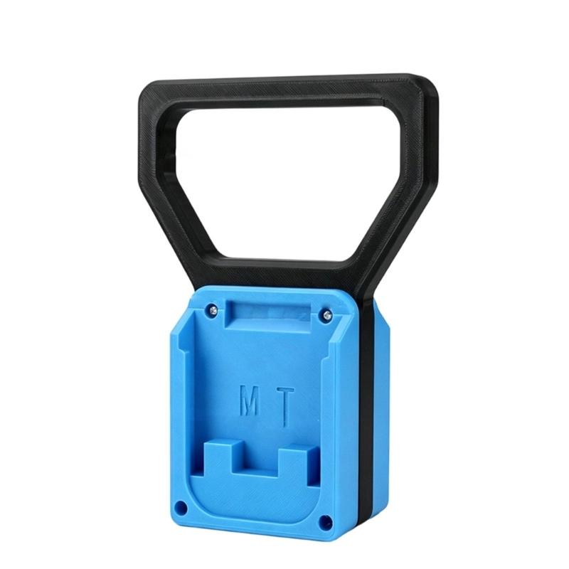 Wall Mounted Battery Storage Organizers Plastic Display Rack Drop Resistant Battery Tool Holder Base Fixing Devices