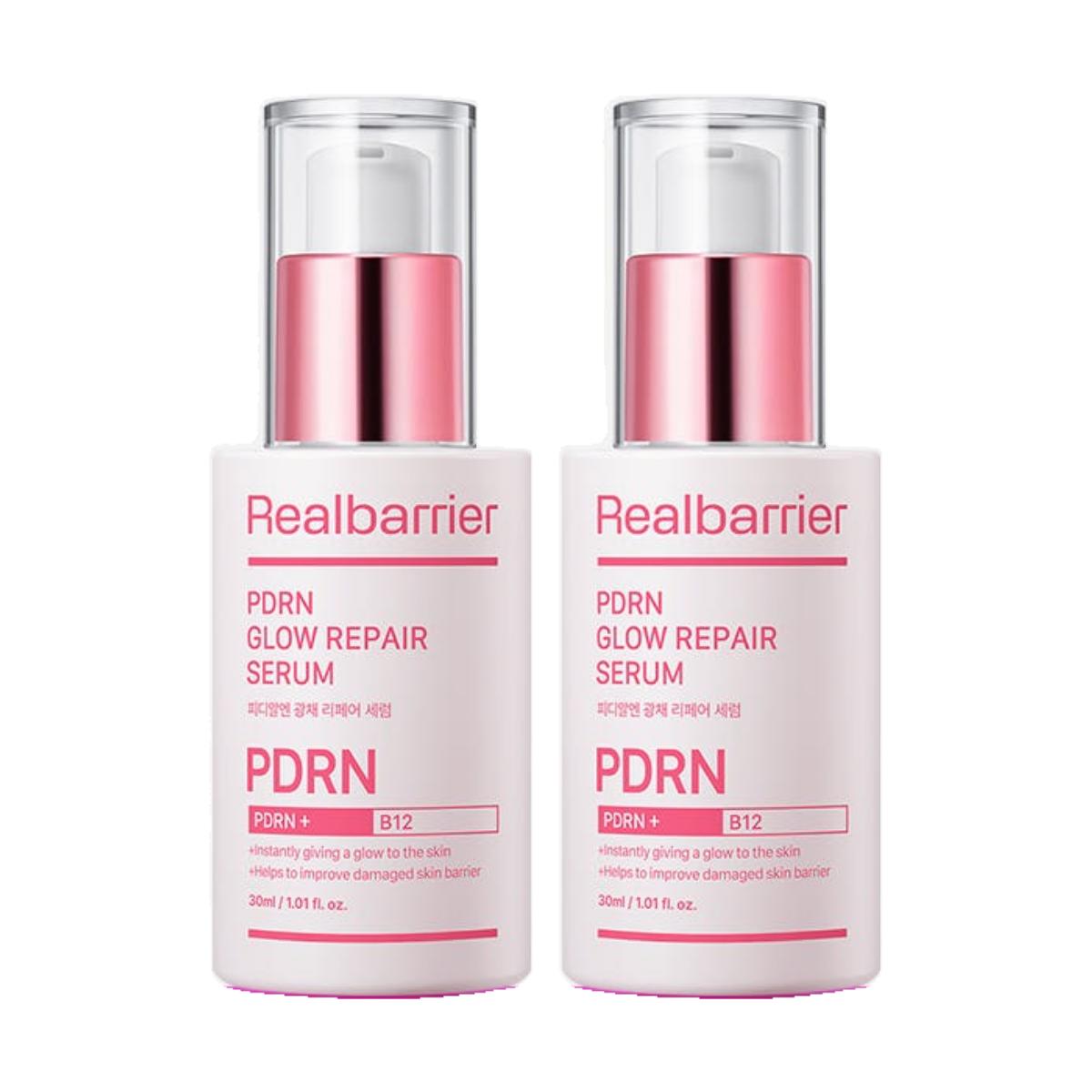 

Real Barrier PDRN Glow Repair Serum 30ml x 2ea Set Radiance Boosting and Skin Barrier Support