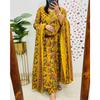 Women Party Wear Top Tunic Kurti Pant Dupatta Set Indian Designer Anarkali Suit VF-3002