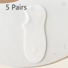 5 Pairs of Boneless Boat Socks Men's Summer Thin Mesh Breathable Socks Invisible Not Off The Heel Anti-odour Shallow Mouth Short Socks