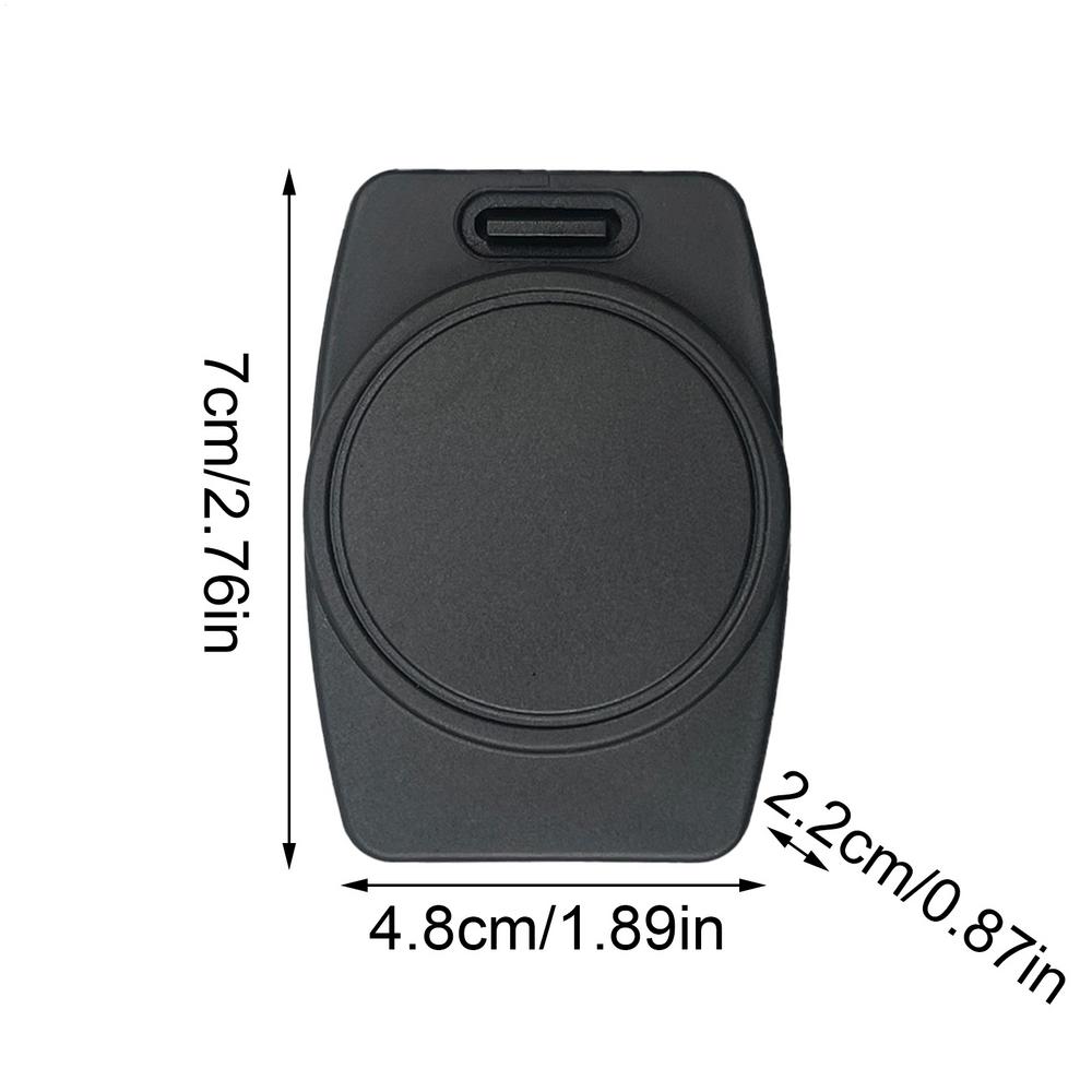 

Зажим для ремня безопасности автомобиля 2 штуки Позиционер плечевого ремня Позиционер ремня безопасности Снимает давление на шею Зажим для автомобиля Грузовики Транспортное средство чёрный