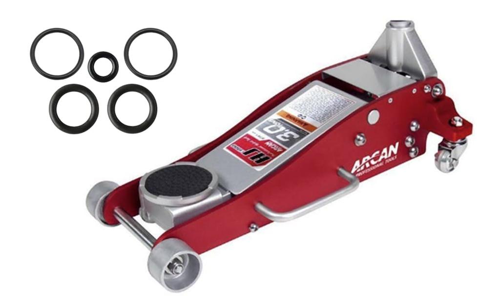(Heavy Duty) O-Ring Set of 5 NOS ARCAN Arcan 3t 2.5t 2T Aluminum Jacks