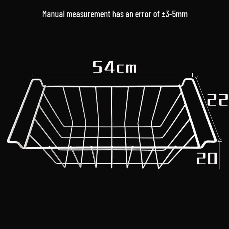 Universal Multi-Layer Hanging Freezer Storage Rack Basket