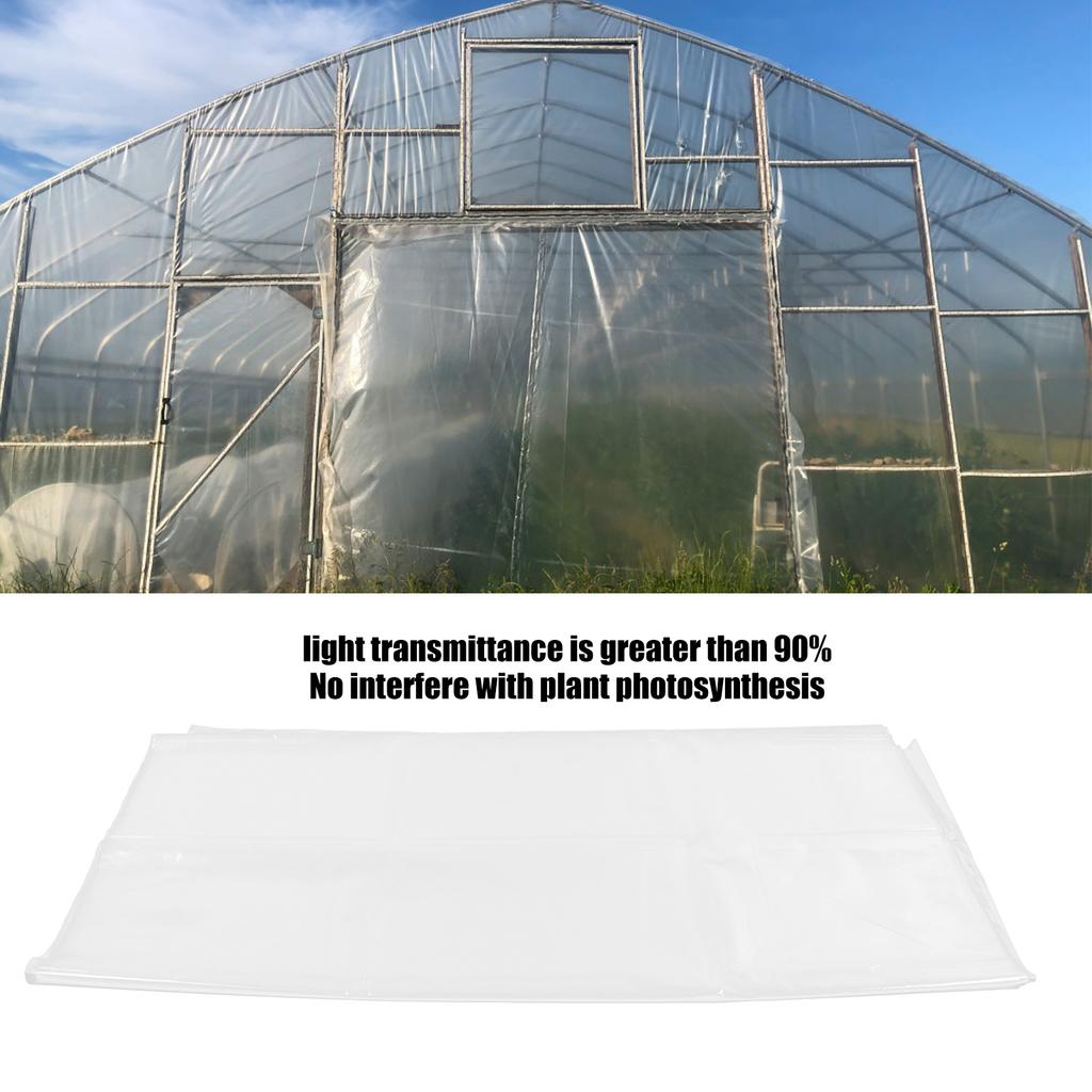 PE Plastic Film Transparent Dustproof Garden Plant Cover Greenhouse Agricultural Accessory