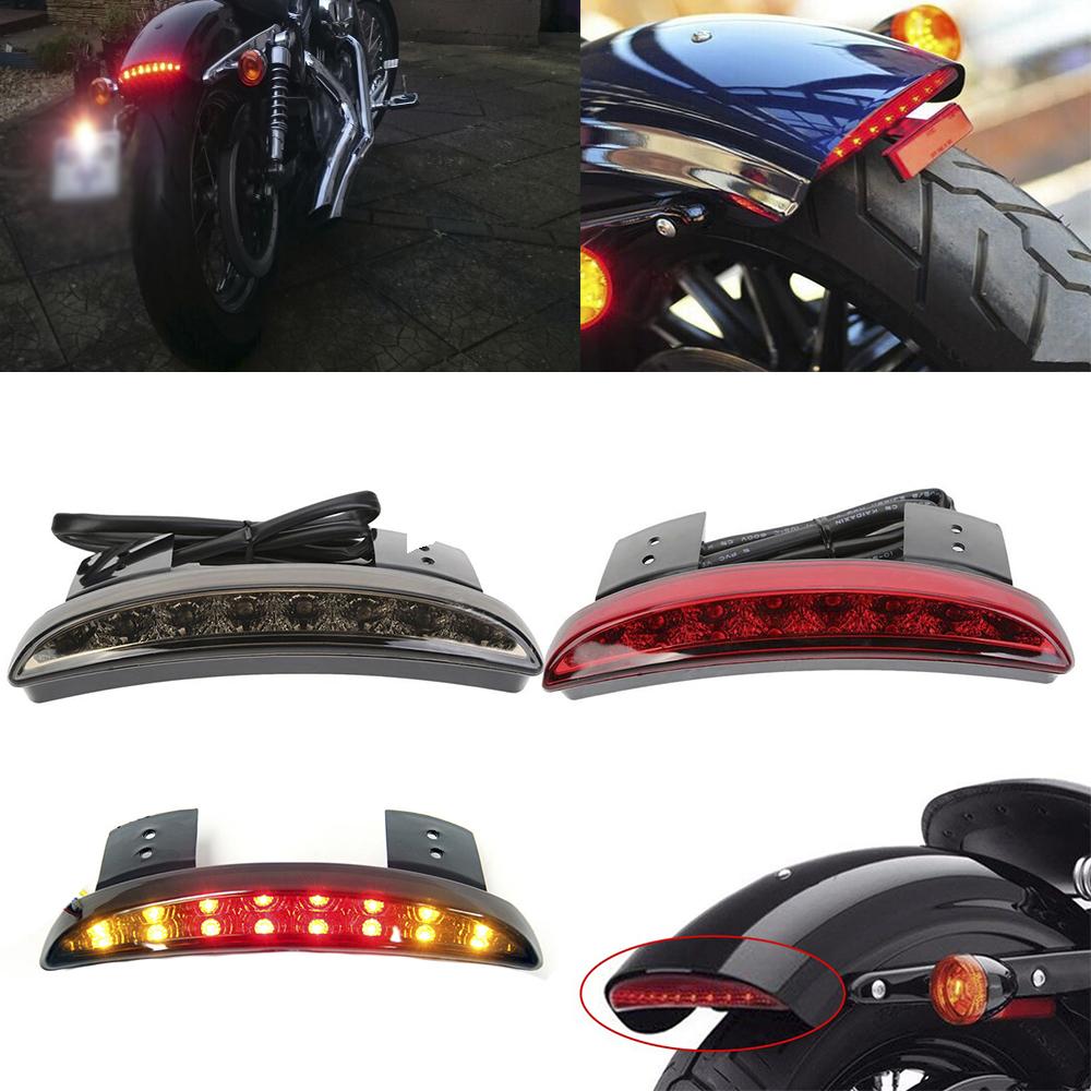

Мотоциклетный светодиодный стоп-тормоз, задний фонарь, указатель поворота для Harley Sportster 1200 Roadster Iron 883 Softail Dyna 48