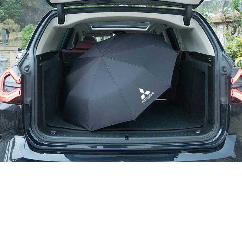 Car Automatic Folding Windproof Sunshade Umbrella For Mitsubishi Outlander Pajero Asx L200 Ralliart Lancer EX Evolution X Triton WZ8
