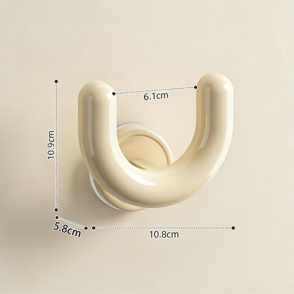 Bathroom Suction Cup Slipper Holder - No Drilling Required, Bathroom Wall Installation with Drainage | Multi Scene Storage