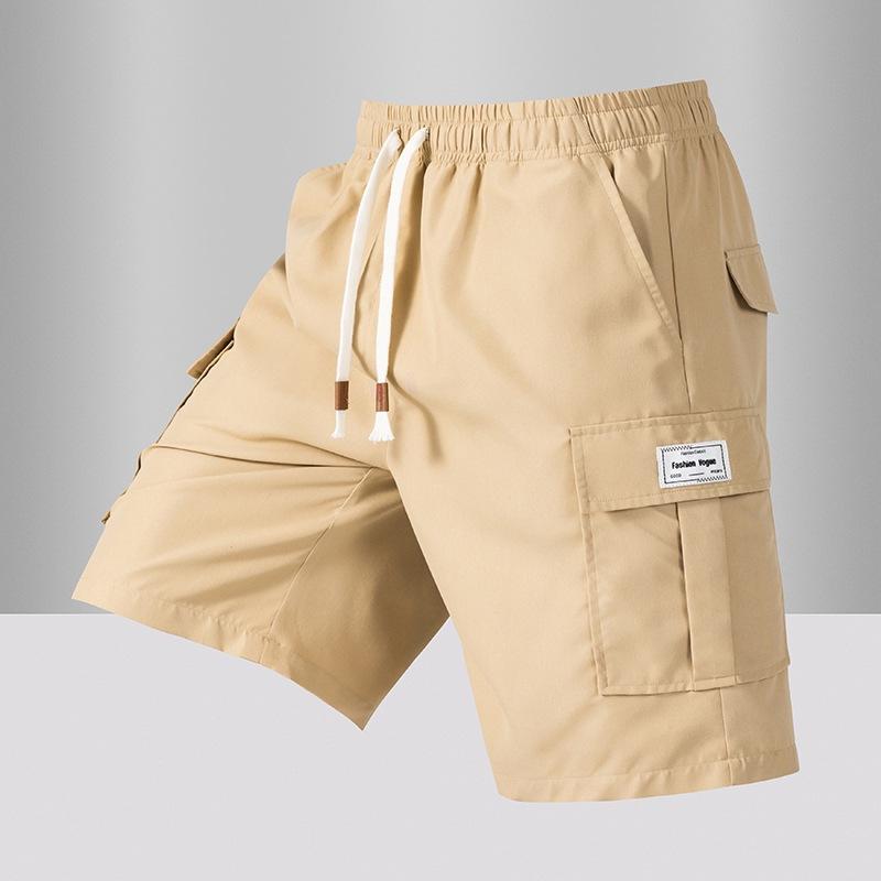 Men's Casual Pants, Loose Five Quarter Pants, Summer Men's Straight Leg Work Pants, Men's Shorts
