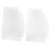 20Pcs Shrink Film Semitransparent Frosted Heat Shrinkable HandPainted  Sheet 0.2mm 2029#