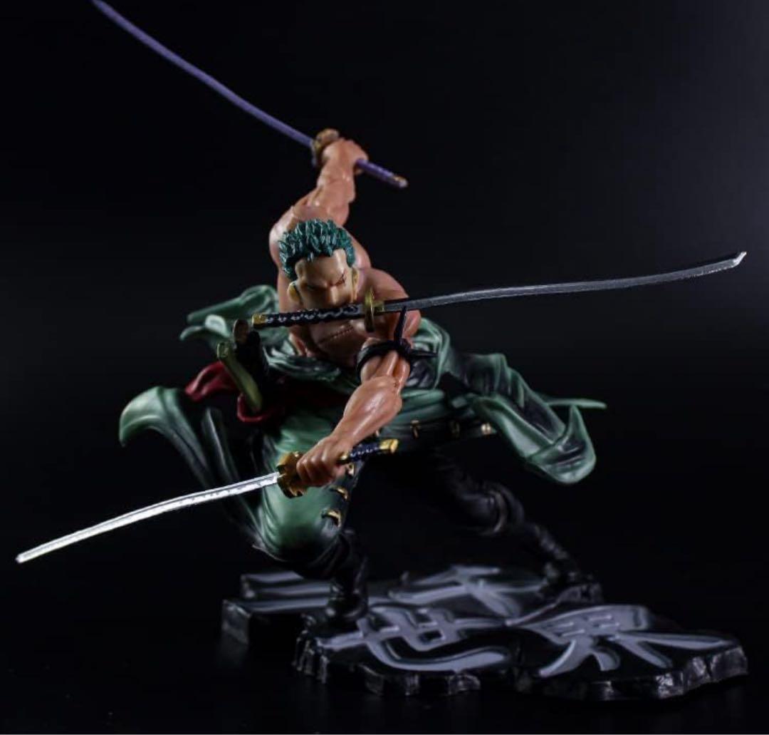

[USED] One Piece Zoro Figure - Special Kimono Anime Figure Ornament (Three Thousand Worlds)