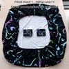 Novel Cute Cat Fitted Sheet Set Dustproof Non-slip All Season Mattress Protector Soft Breathable Bedding Set With Deep Pocket