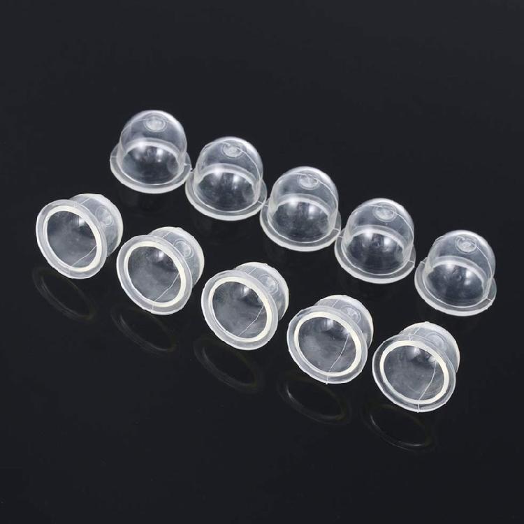 10/100Pcs Transparent Fuels Pump Carburetor Oil Bubble Primer Bulb Chainsaws