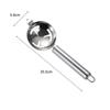 Long Handle Stainless Steel Egg Separator Extended Lug Design Yolk Strainer  Home