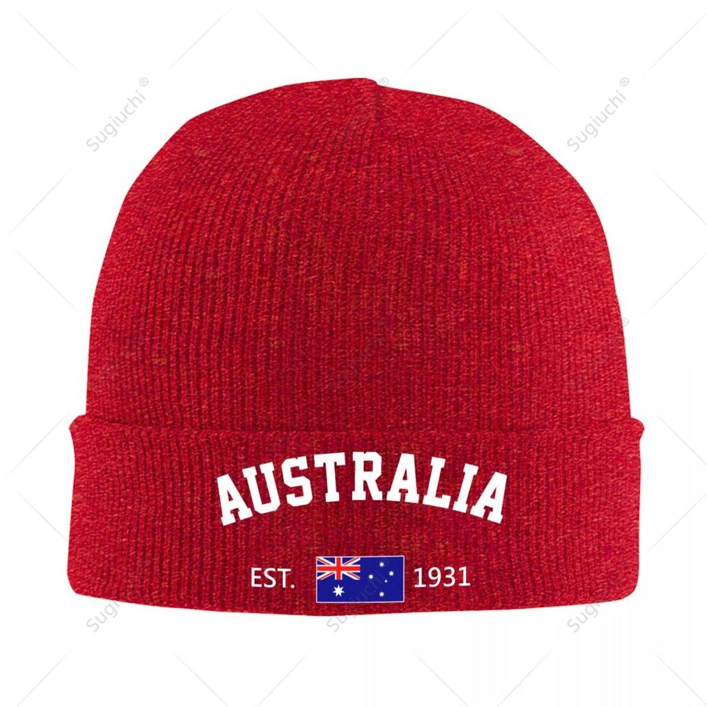 Knitted Hat Unisex Australia EST Independence Day For Unisex Women Boys Winter Autumn Beanie Cap Warm Bonnet