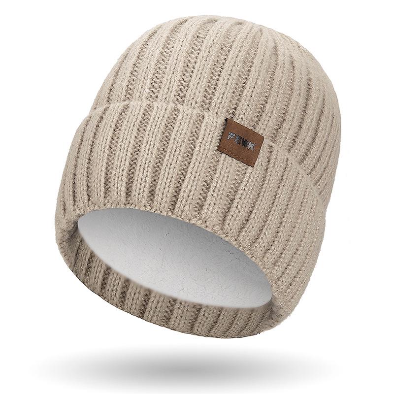 

FEWK Зимний очень длинный шарф и шапка - Унисекс Флисовая подкладка Защита от холода Теплая вязка One Size