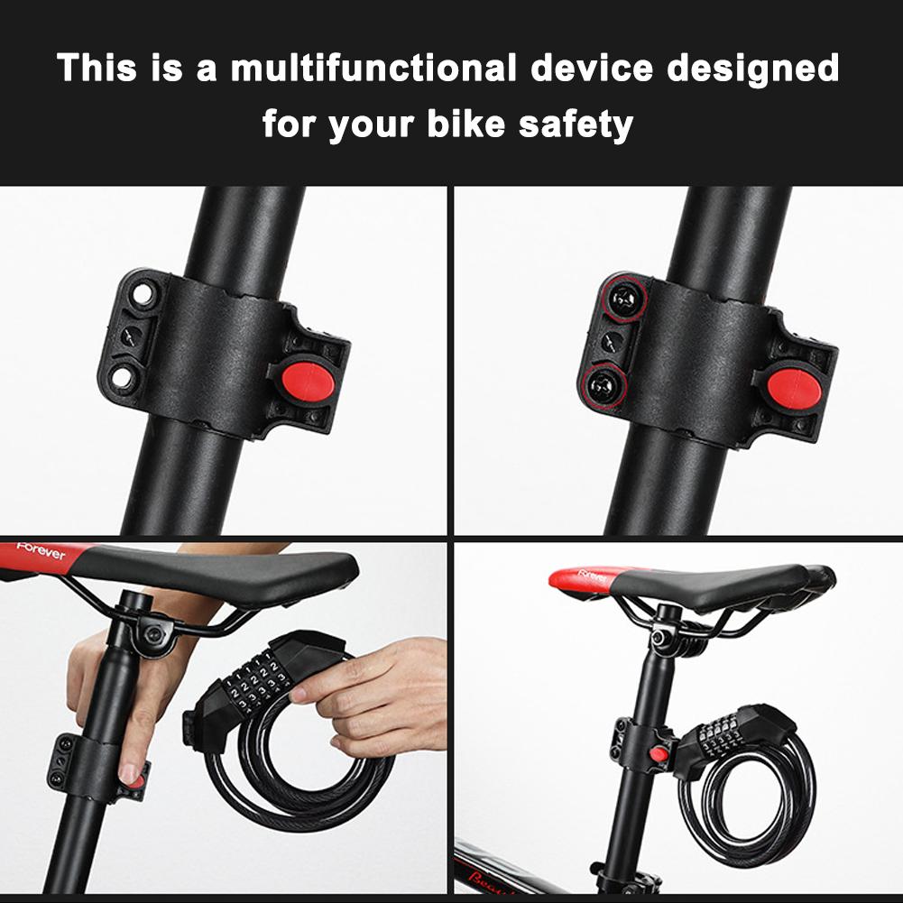Bicycle Safety Lock Bike Motorcycle AntiTheft Elasticity Lock 5 Digits Combination Password Road