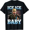 Vintage Ice Baby Lustiges Trump T-Shirt