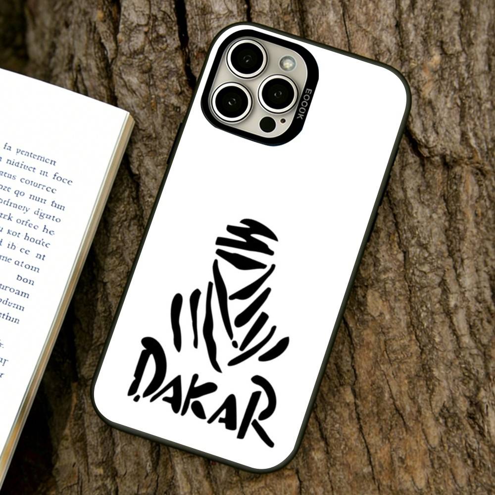 

Чохол для телефону в стилі R-Rally x D-Dakar Для iPhone 17,16,15,14,13,12,11 Plus,Pro Max,XS,Кольоровий Сріблясто-Чорний iPhone16e