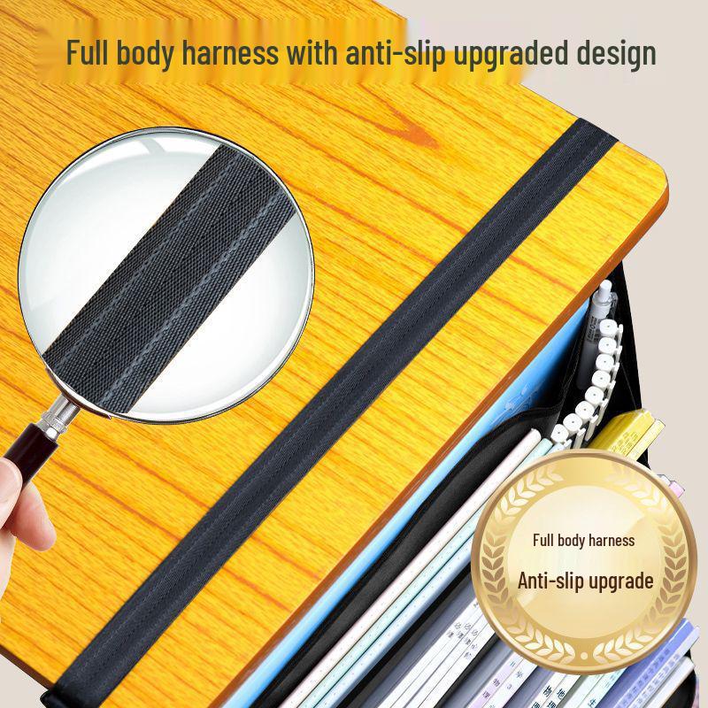 Desk Storage Hanging Book Bag & Stand for Students
