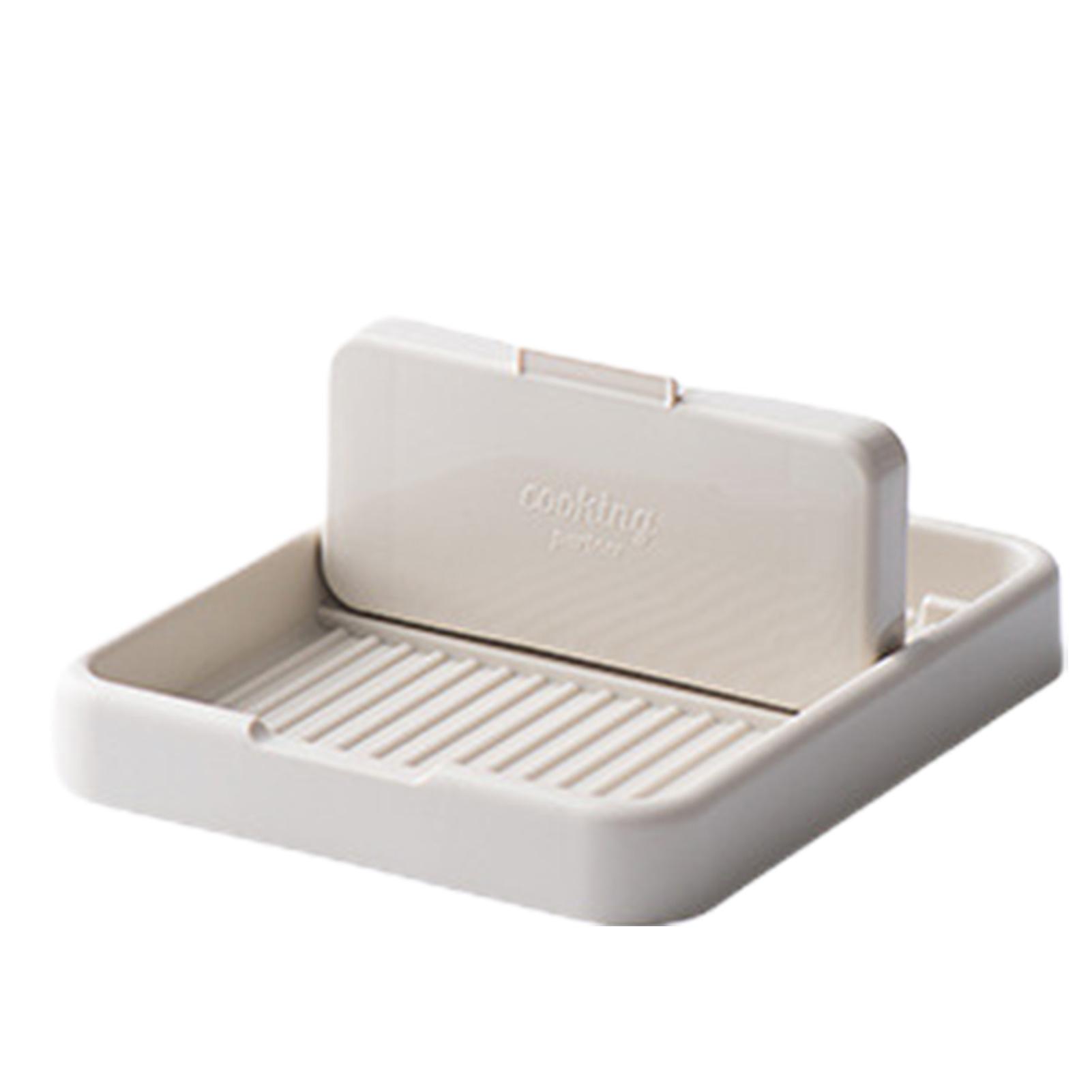 Складной держатель для крышек кастрюль многофункциональная настенная полка для хранения кухонной утвари не требующая сверления серый 3300₽