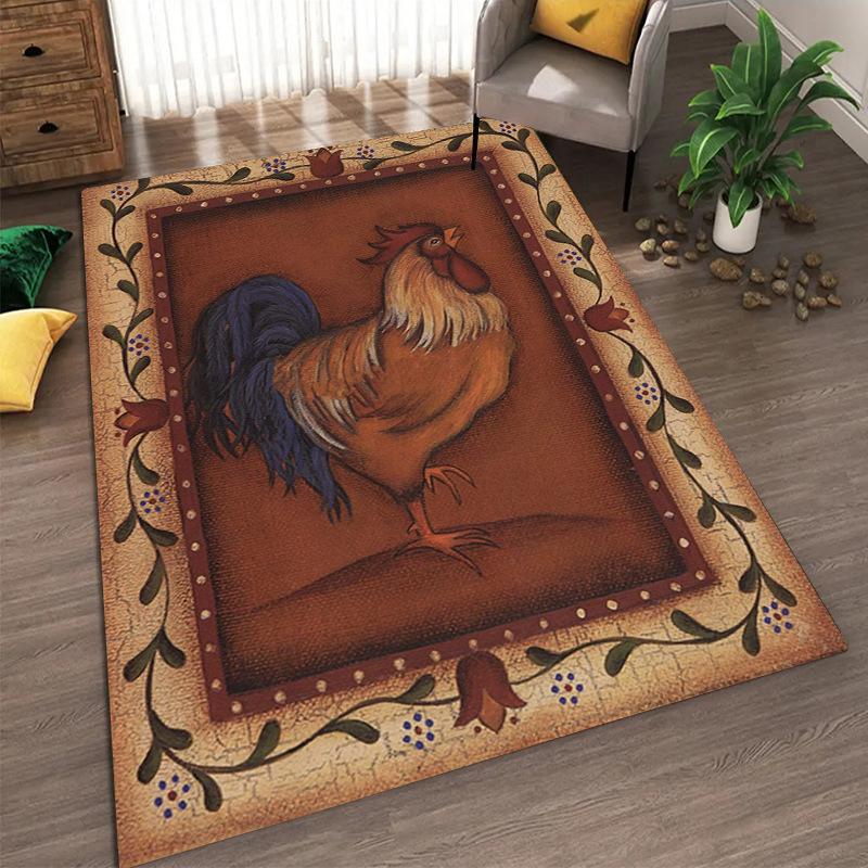 Bohemian Vintage Carpets Living Room Bedroom Carpet Printing Soft Entrance Floor Mat Home