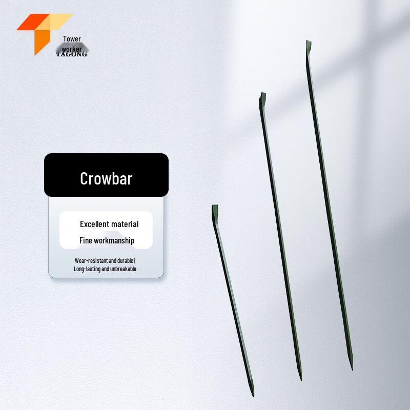 Heavy-Duty Hexagonal Steel Pry Bar