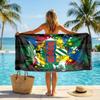 Asciugamano da Spiaggia Rapid Wien FC ad Asciugatura Rapida in Microfibra Assorbente Portatile da Viaggio per Nuoto