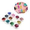 12 Color of Shiny Tinfoil Manicure Decoration DIY Mixing Nail Art Stickers