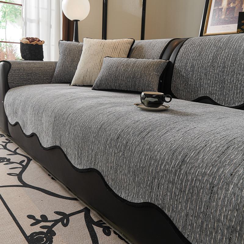 One-Piece Straight Non-Slip Seat Cushion  New Special-Shaped Sofa Cushion Universal In All Seasons, High-End Sofa Cover