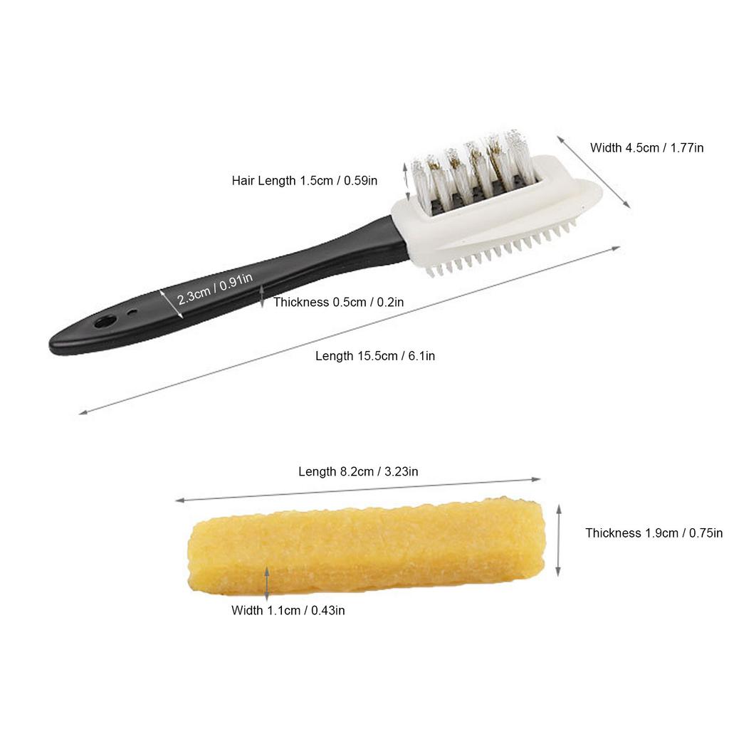 Szczotka do butów Zestaw szczotek do czyszczenia butów z zamszu Akcesoria do polerowania butów Usuwanie kurzu