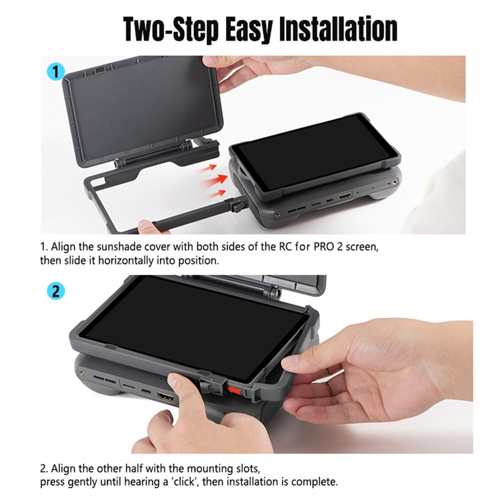 Screen Protector Cover Sunshade Hood Remote Control Sun Hood for DJI Mavic 4 Pro RC Pro 2 Accessories