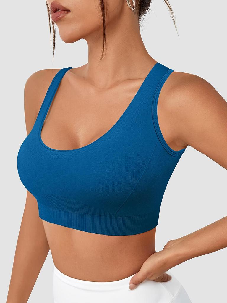 Breathable Comfort Sports Bra with Stylish Back Design for Fitness and Yoga