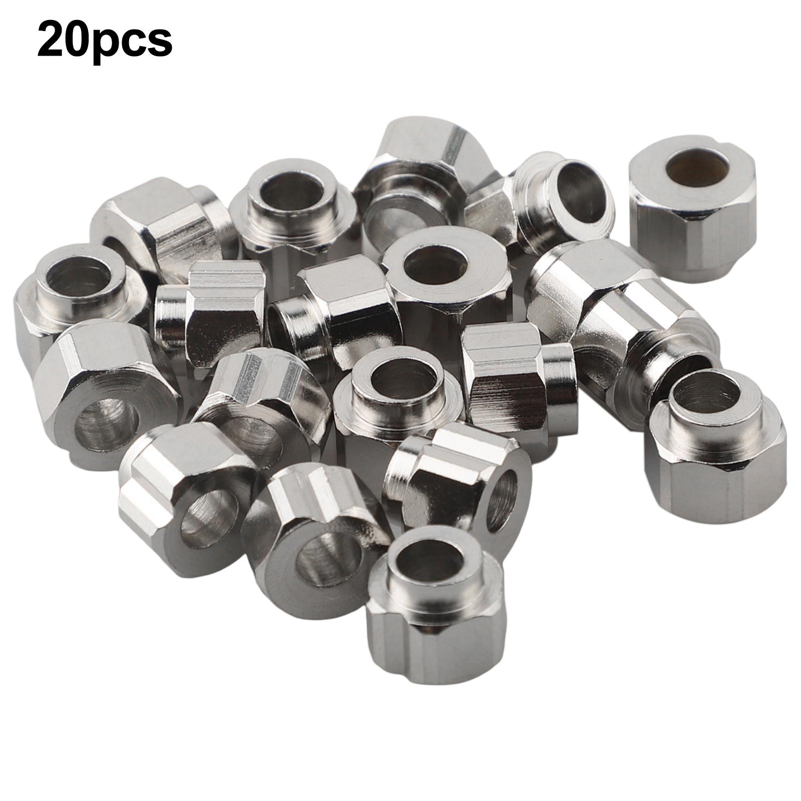 20pcs 3D-Printer Openbuilds Eccentric Spacer V-Wheels Eccentric Column Isolation Screw Nut Bore 5MM 3D-Printer Parts