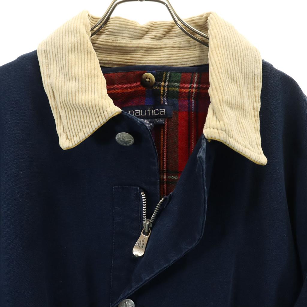 NAUTICA 90s Old Jacket XL Navy system With liner Men's Used