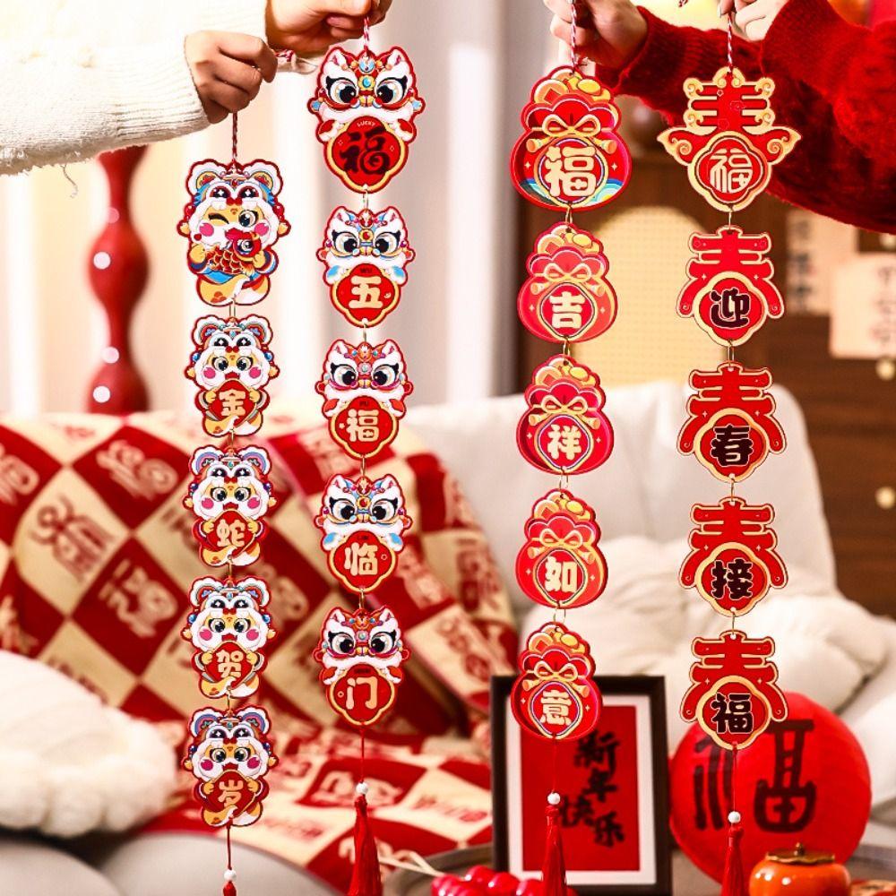 Blessing Chinese Snake Year Pendant Traditional Spring Festival Supplies  Home New Year Decor