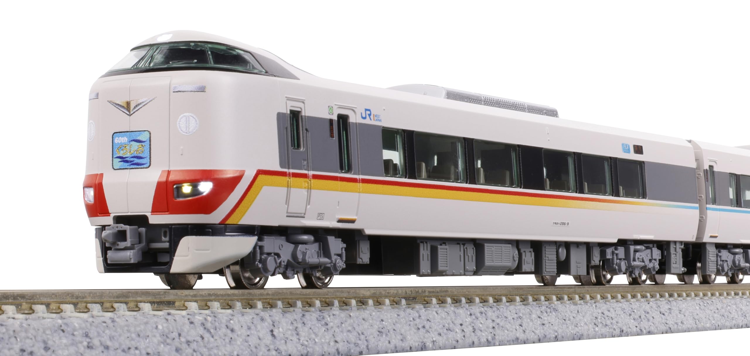 KATO N Gauge 287 Series 60th Anniversary Wrapping Set Special Edition Railway Model Train  Kuroshio  6-Car 10-2175
